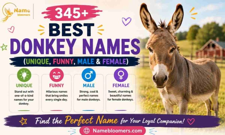 345+ Best Donkey Names (Unique, Funny, Male & Female)