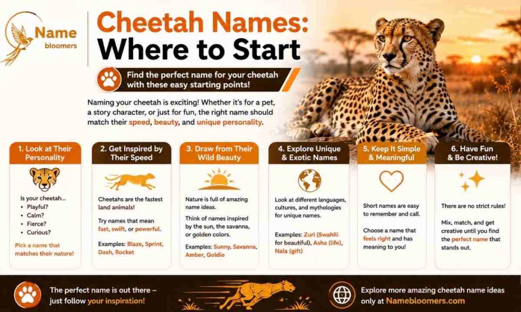 Cheetah Names: Where to Start