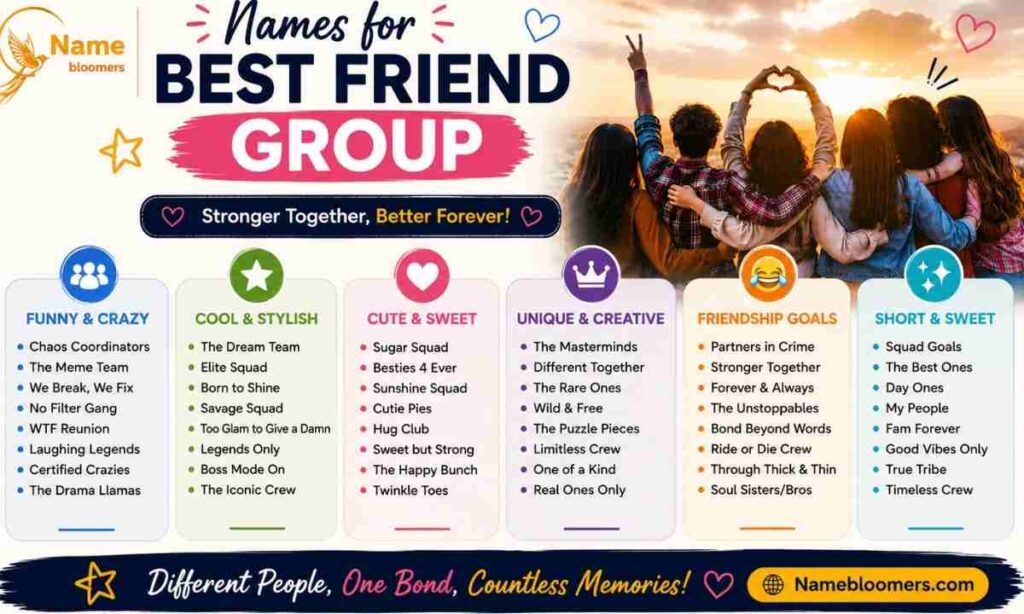 Names for Best Friend Group