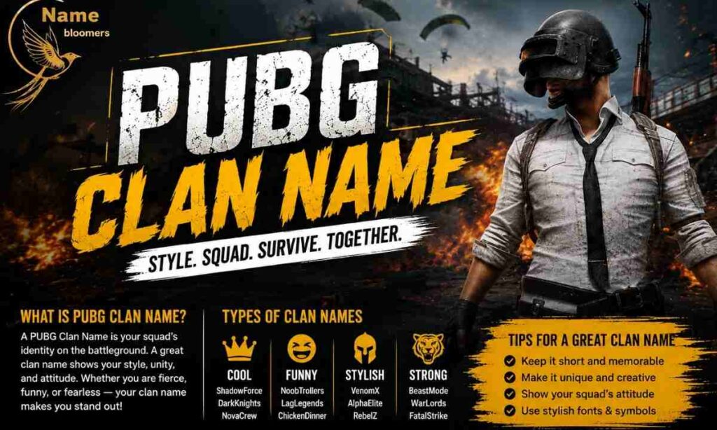 PUBG Clan Name