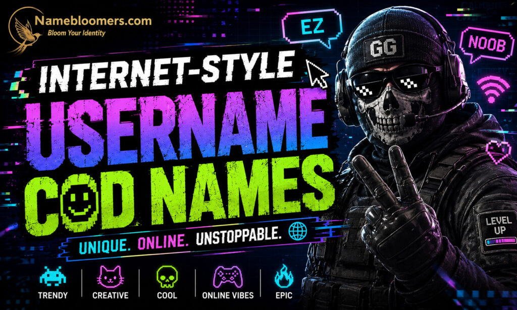 Internet-Style Username COD Names
