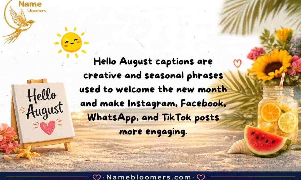 What Are Hello August Captions