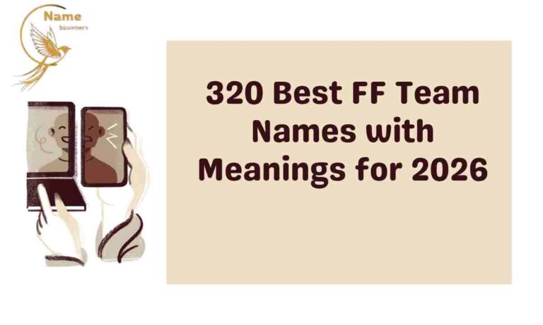 320 Best FF Team Names with Meanings for 2026