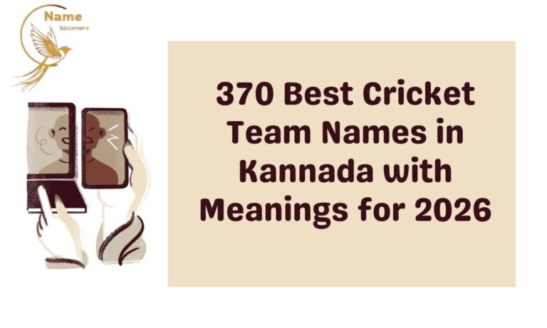 370 Best Cricket Team Names in Kannada with Meanings for 2026