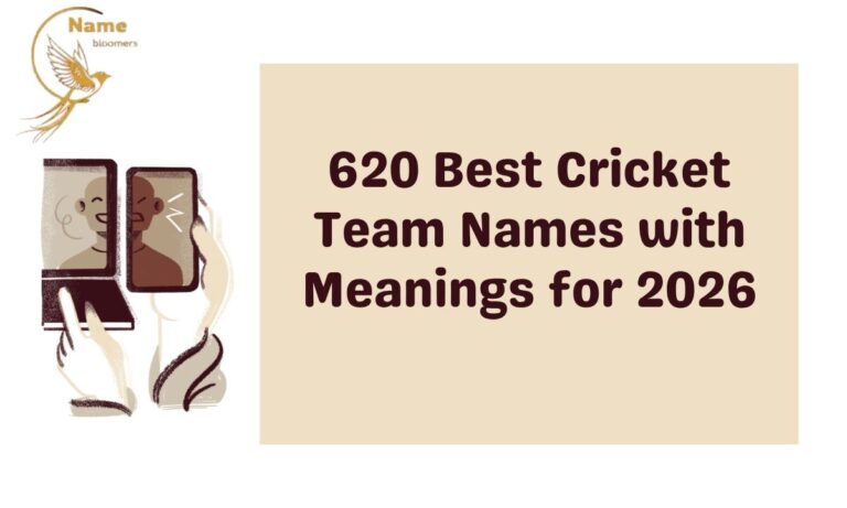 620 Best Cricket Team Names with Meanings for 2026