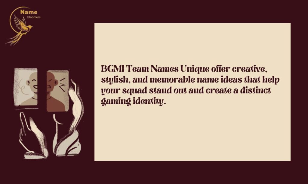 BGMI Team Names Unique