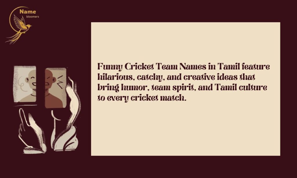 Funny Cricket Team Names in Tamil