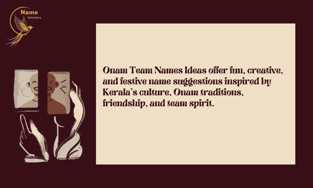 Onam Team Names Ideas