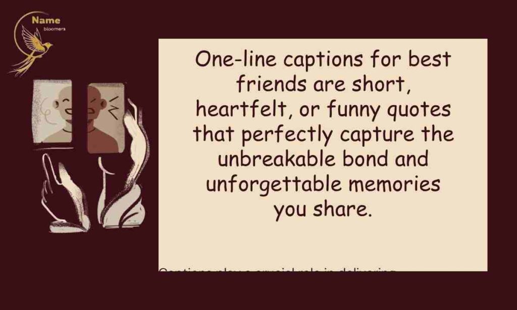 One-Line Captions for Best Friends