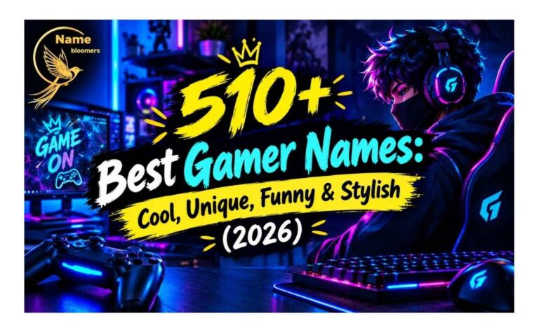 Best Gamer Names