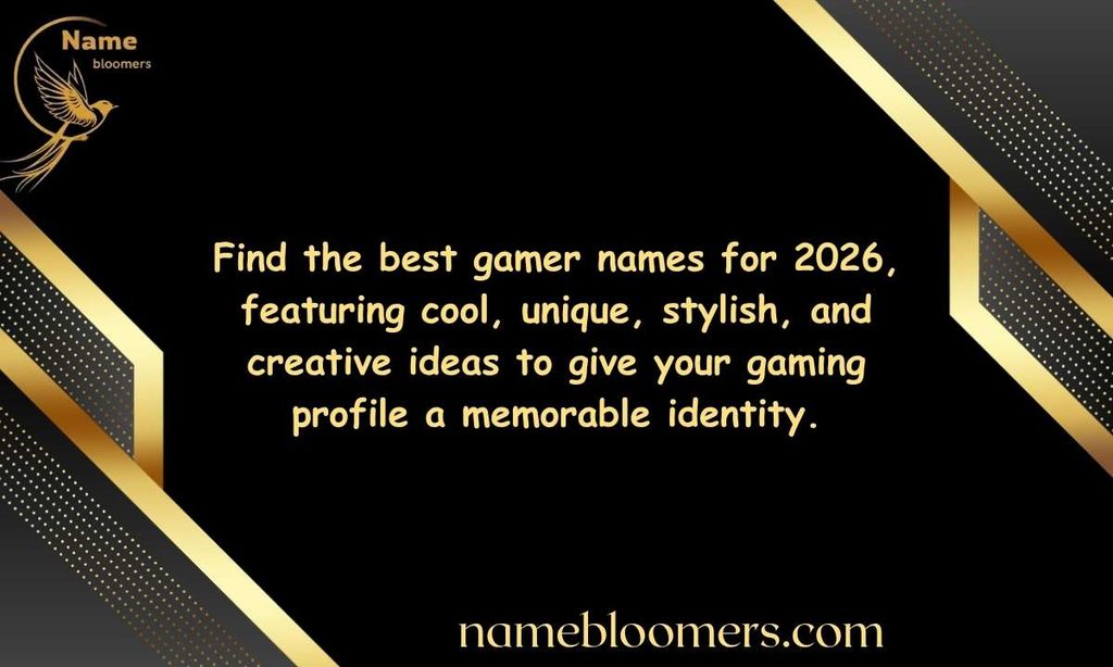 Best Gamer Names for 2026