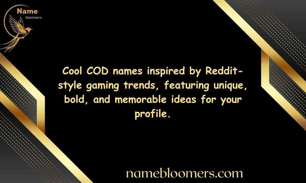 Cool COD Names from Reddit