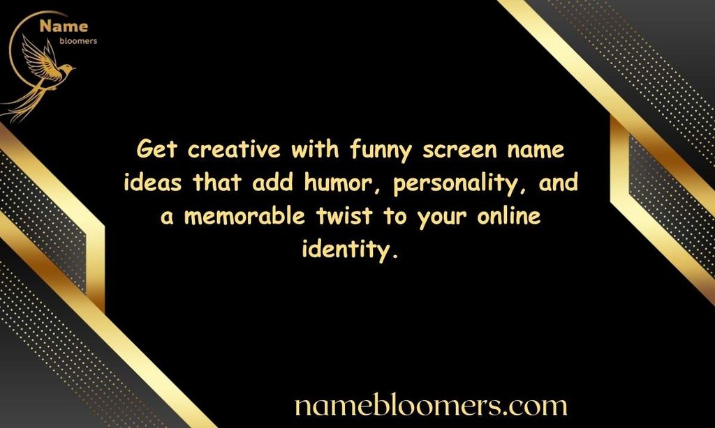 Funny Screen Name Generator Ideas