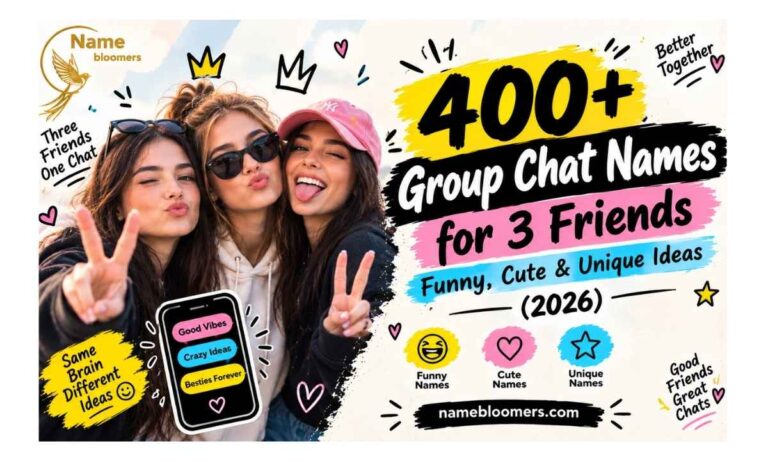 Group Chat Names for 3