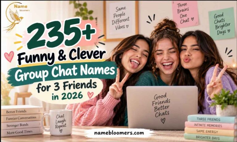 Group Chat Names for 3