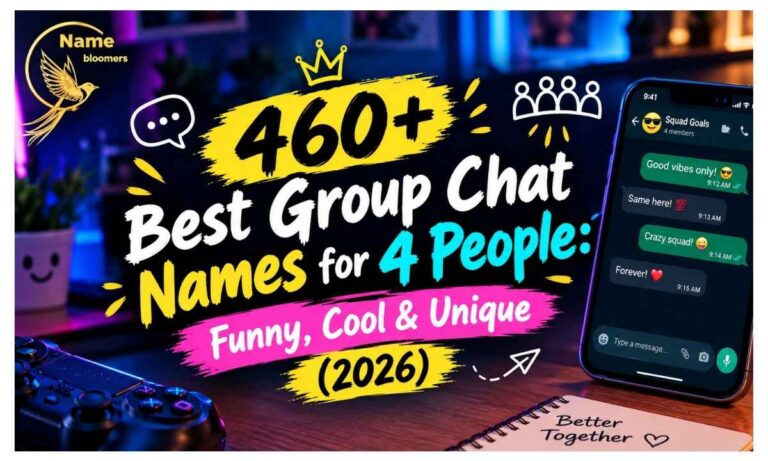 Group Chat Names for 4 People