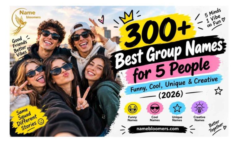 Group Names for 5 People