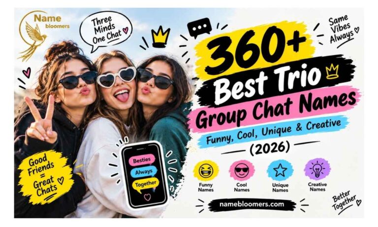 Trio Group Chat Names