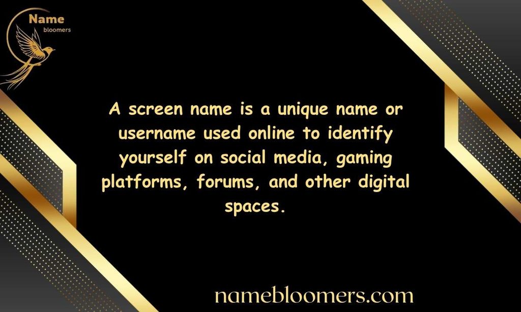 What Is a Screen Name?