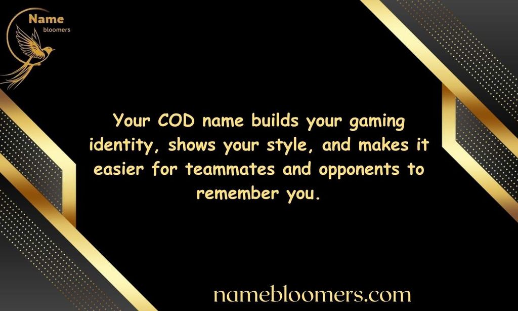 Why Your COD Name Actually Matters