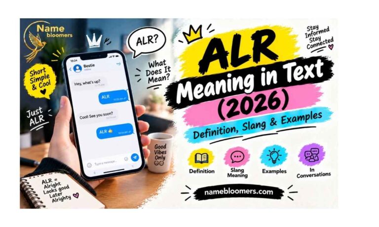 ALR Meaning in Text