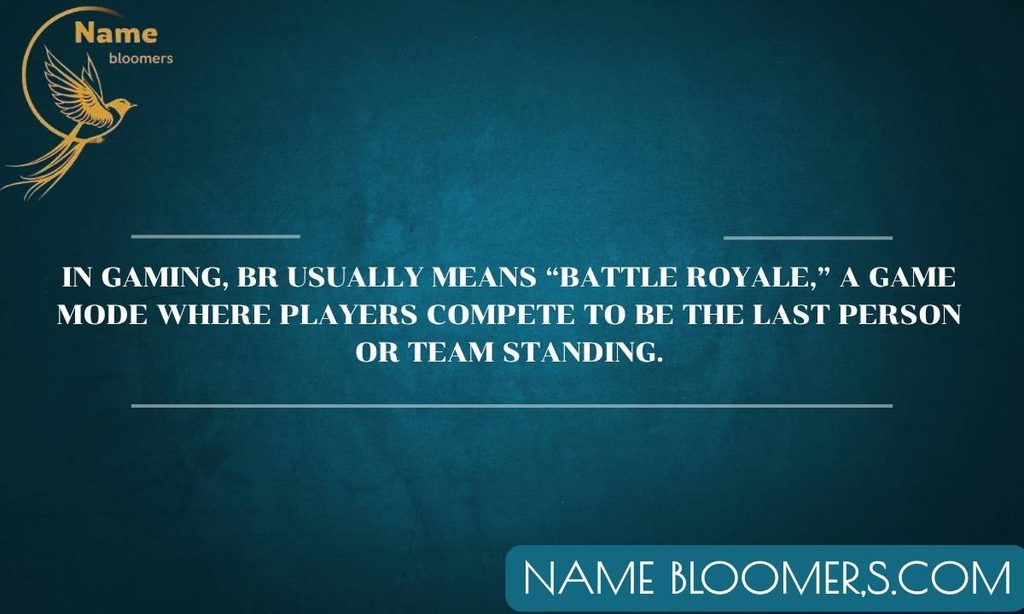 BR Meaning in Gaming