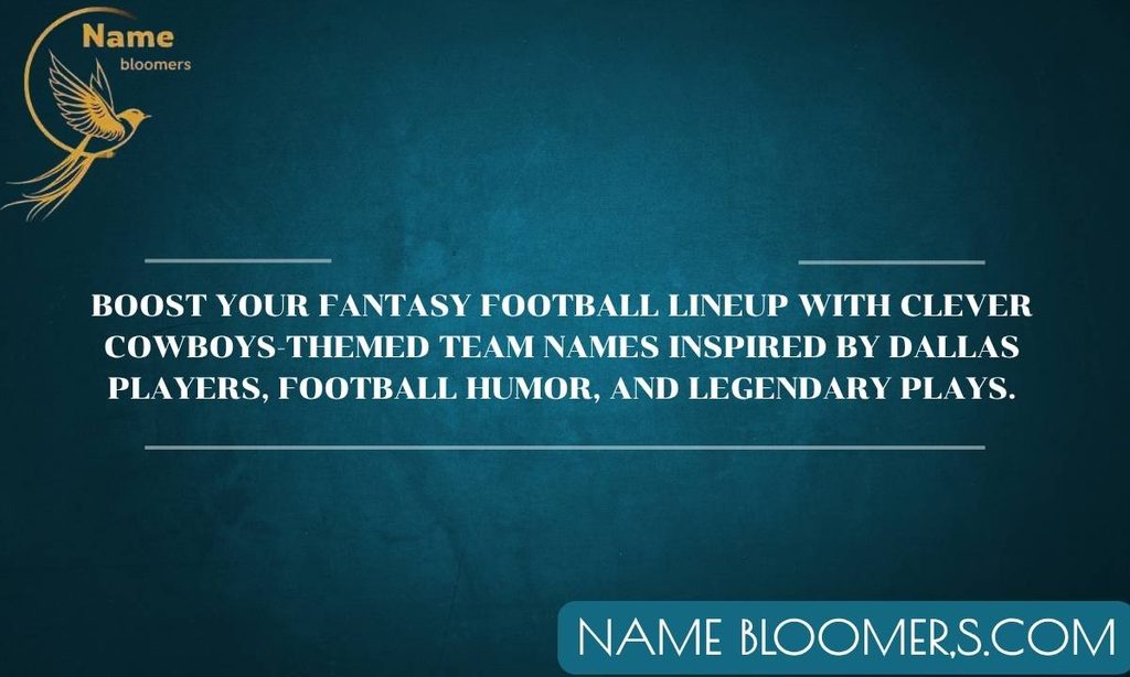 Fantasy Football Cowboys Team Names
