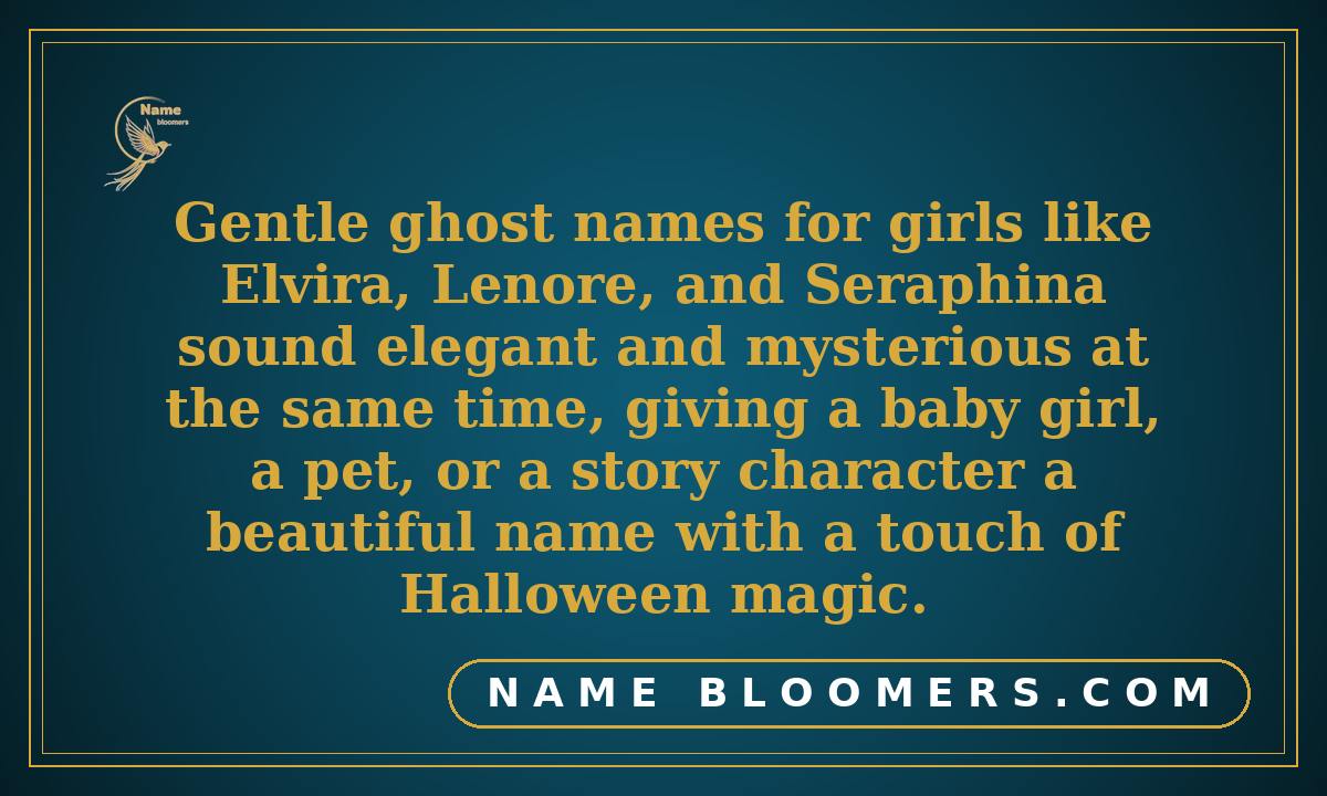 Ghost Names for Girls