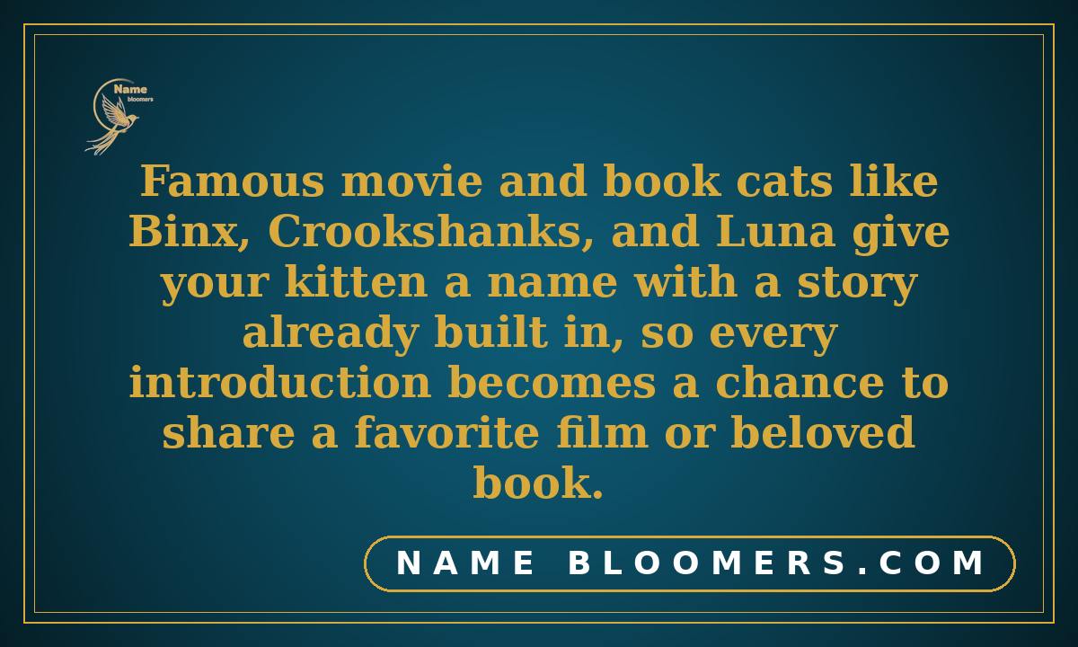 Halloween Cat Names from Movies and Books