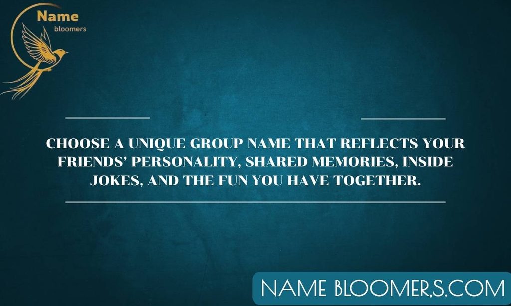How to Choose Unique Group Names for Friends