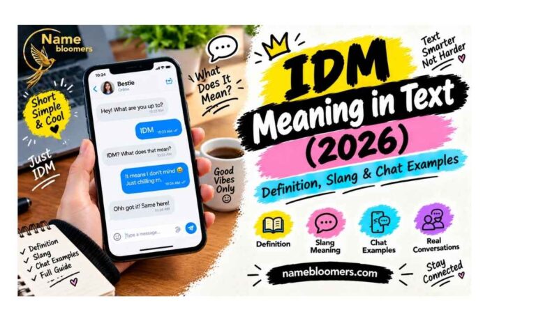 IDM Meaning in Text