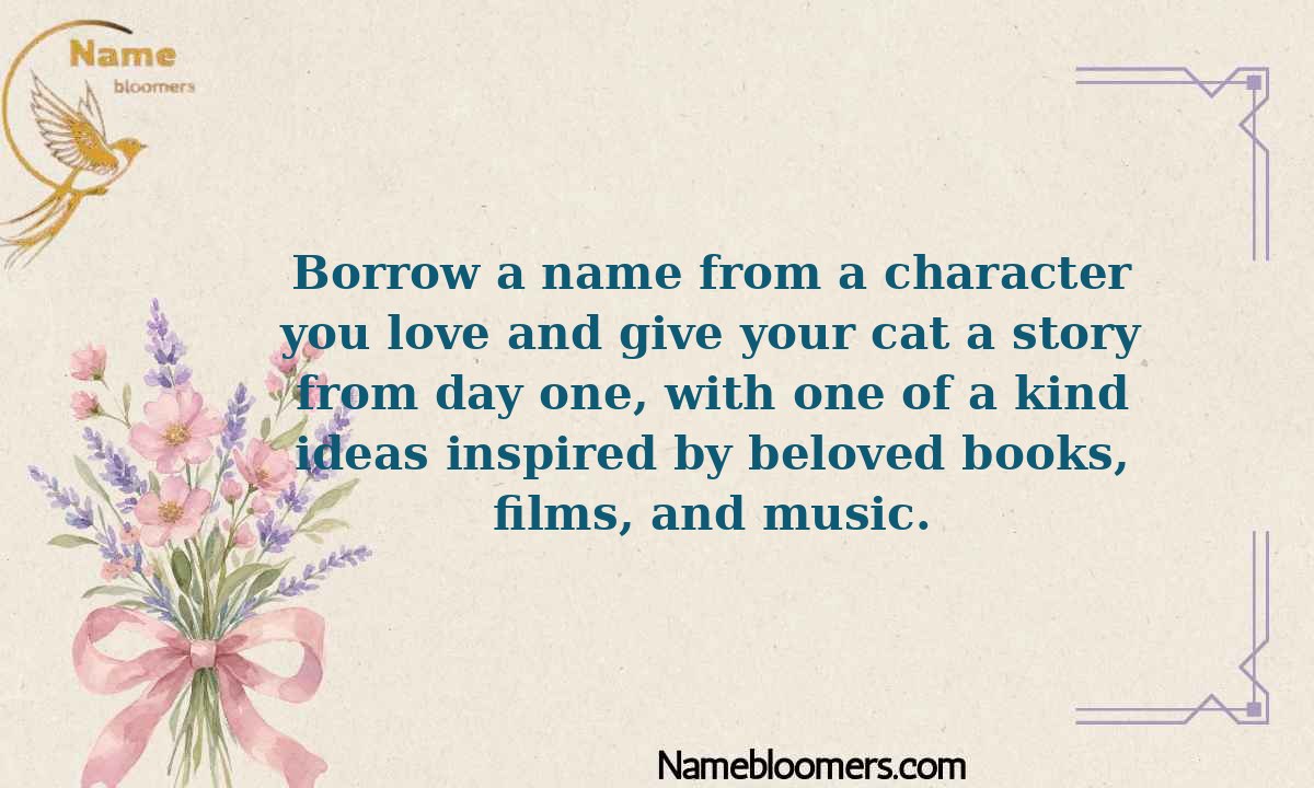 One-of-a-Kind Girl Cat Names From Books, Film and Music