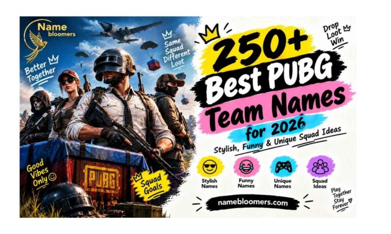 PUBG Team Names