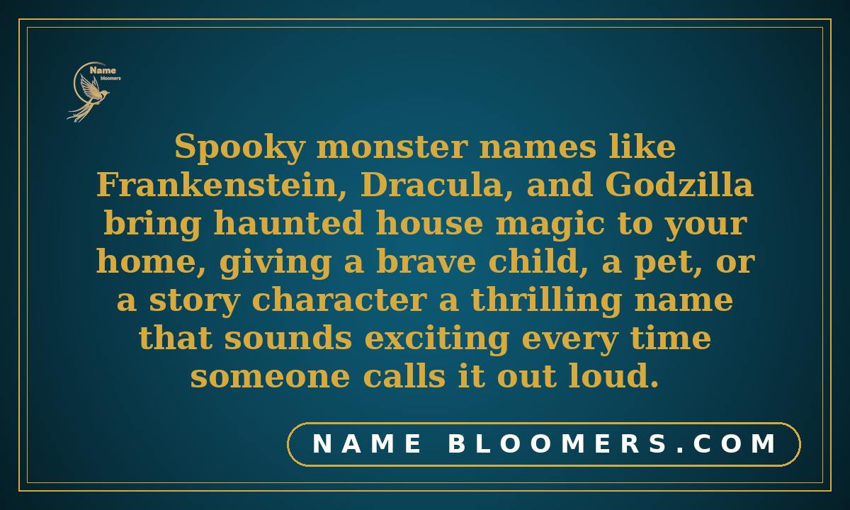 Spooky Monster Names