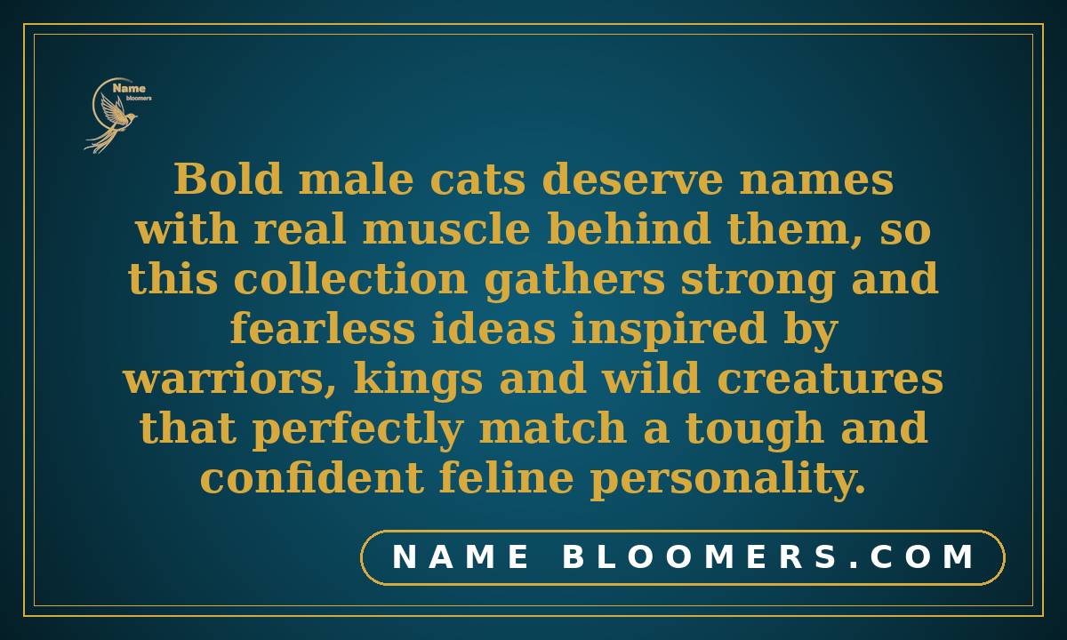 Strong and Badass Names for Bold Cats