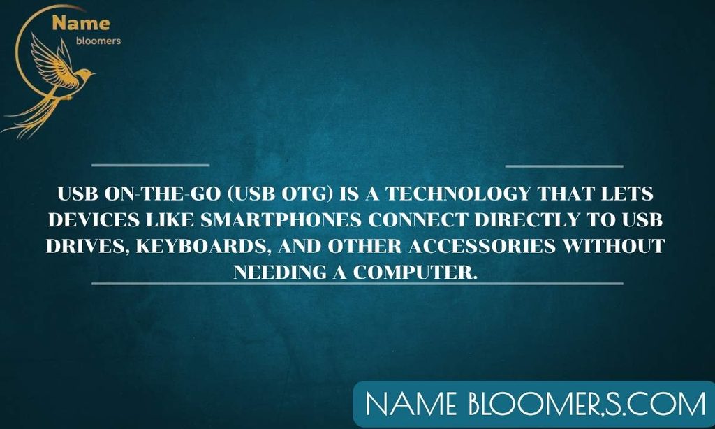USB On-The-Go Meaning