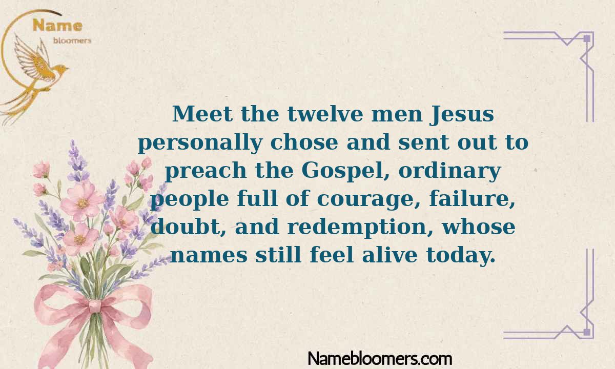 Who Were the 12 Apostles?