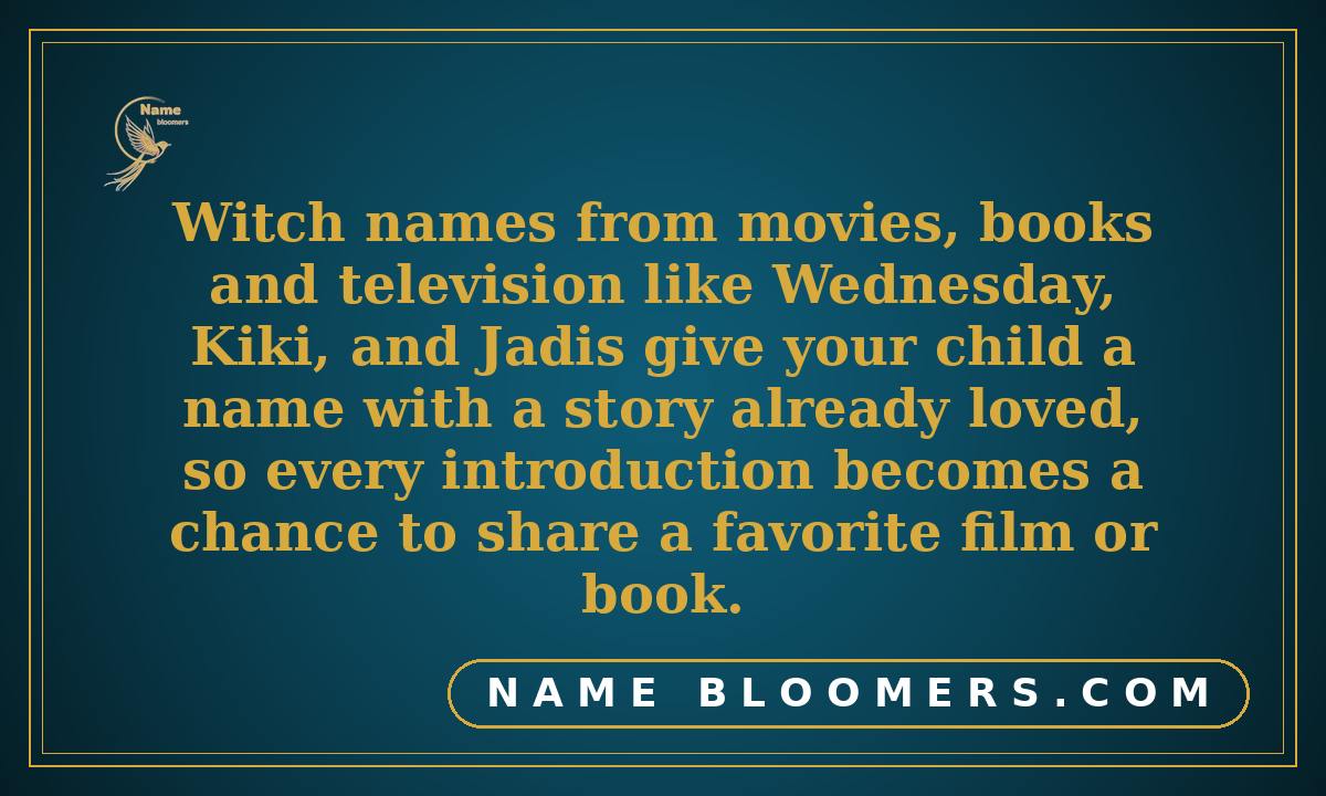 Witch Names from Movies, Books and Television